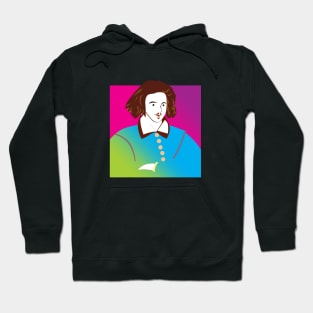 CHRISTOPHER MARLOWE, POP ART COLOURS - poet, spy, Elizabethan, friend of Shakespeare Hoodie